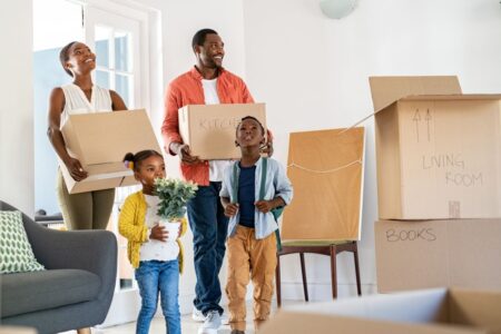 A professional move in cleaning prepares a home for a new family to move into it.