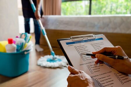 Establish the perfect house cleaing schedule.
