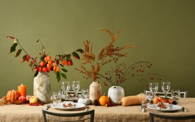 Thanksgiving table setting