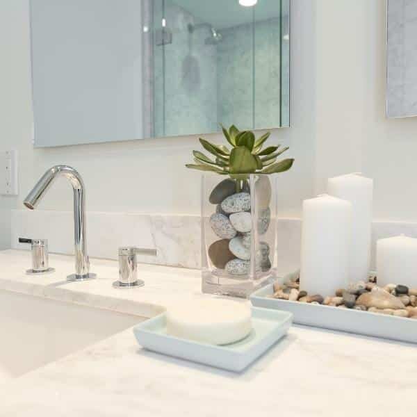 Professional bathroom cleaning services.