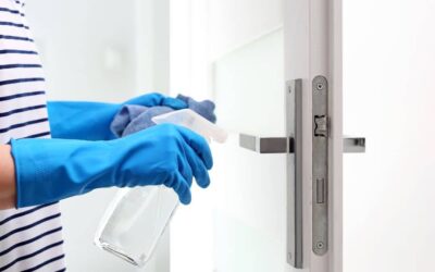 Cleaning and sanitizing high-touch surfaces